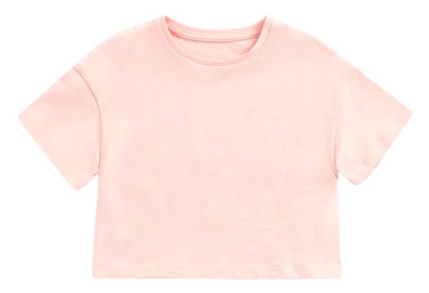 Футболка для девочки Mothercare укороченная розовая, р.92-140