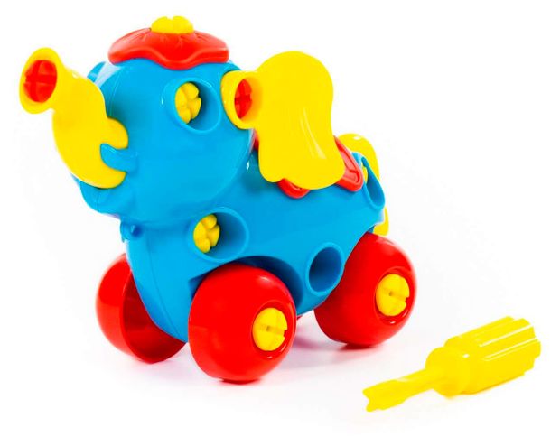 Конструктор Полесье Слоник, 27 элементов