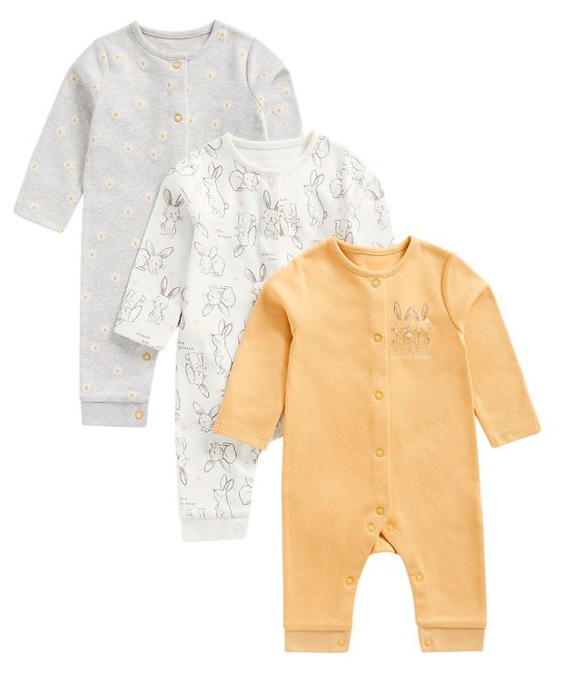 Комбинезоны для новорожденных Mothercare 3 шт, р.62-92