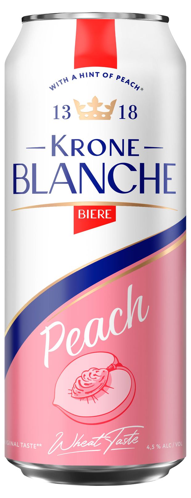 Напиток пивной Krone Blanche Peach персик 4,5%, 450 мл