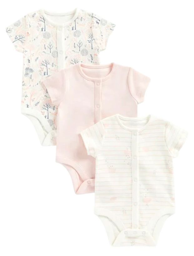 Боди для новорожденных Mothercare с коротким рукавом 3 шт, р.50-86