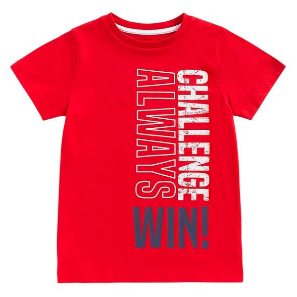 Футболка для мальчика Mothercare красная, р.92-140