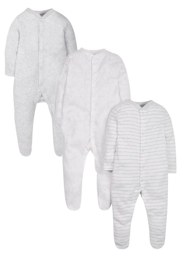 Комбинезоны для новорожденных Mothercare 3 шт, р.44-86