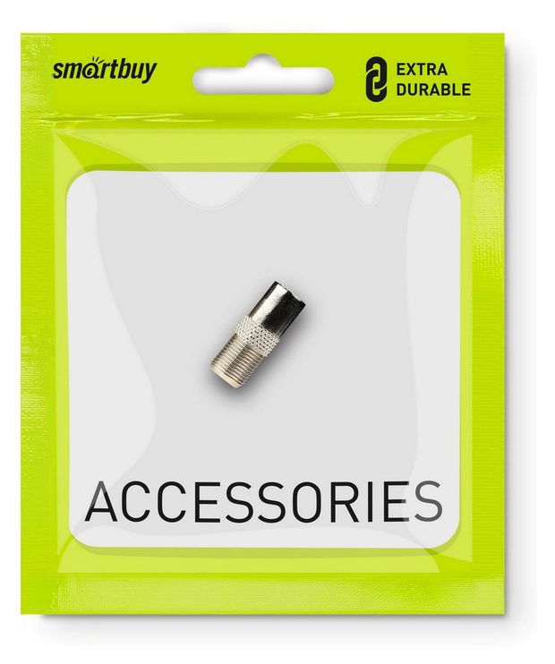 Наконечник SmartBuy F прямой для подключения антенны, 2 шт