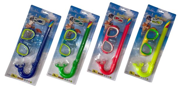 Набор для плавания подростковый Маска + трубка ПВХ, 1 шт в ассортименте