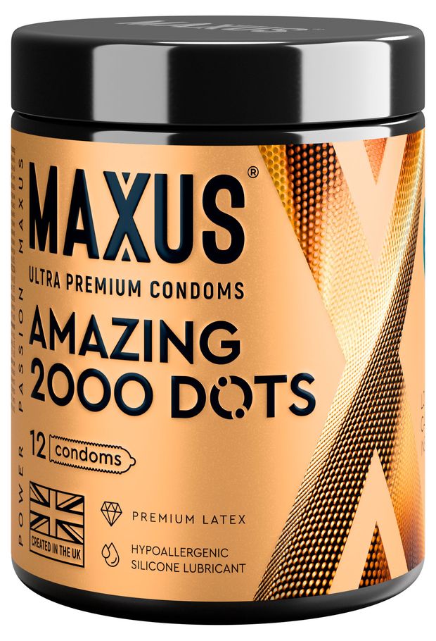 презервативы Maxus amazing точечные Чехия, 12 шт