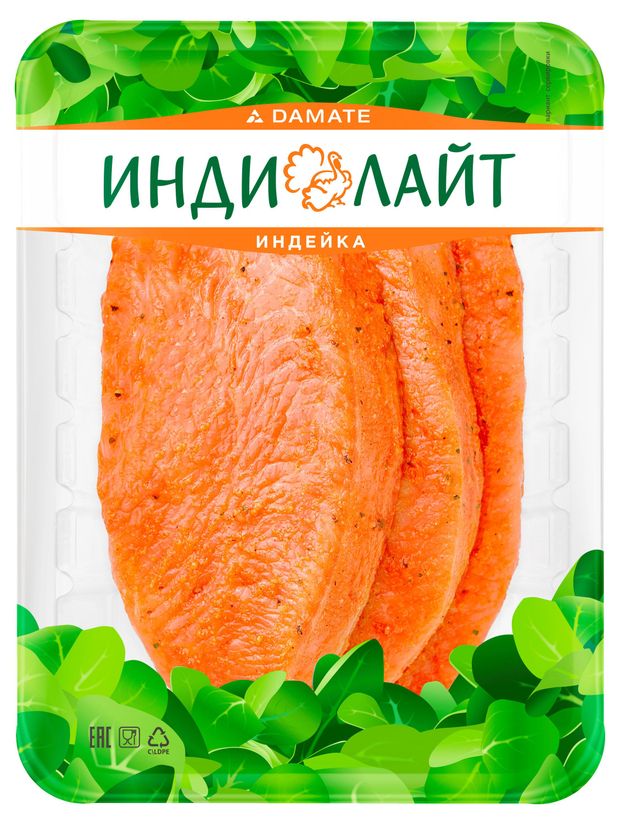 Стейк из филе индейки Индилайт в соусе барбекю, 600 г