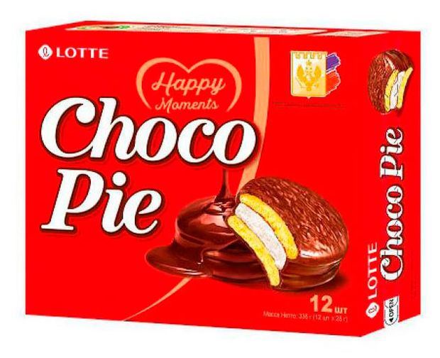 Печенье Lotte ChocoPie в глазури, 336 г