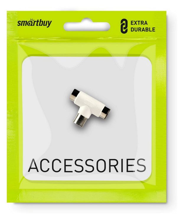 Тройник SmartBuy 2хF-1хM телевизионный