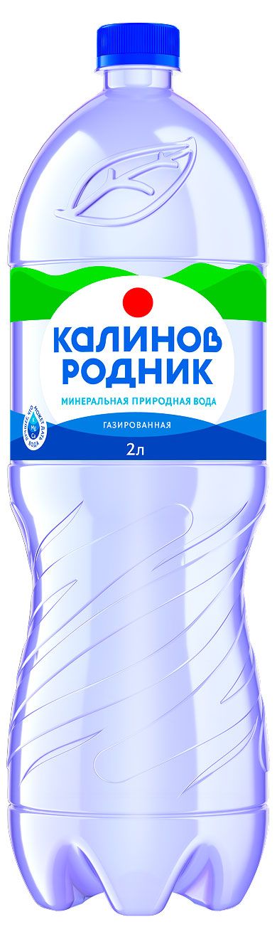 Вода Калинов Родник минеральная газированная, 2 л