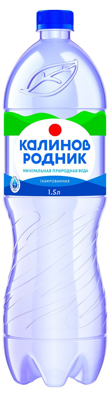 Вода Калинов Родник минеральная газированная, 1,5 л