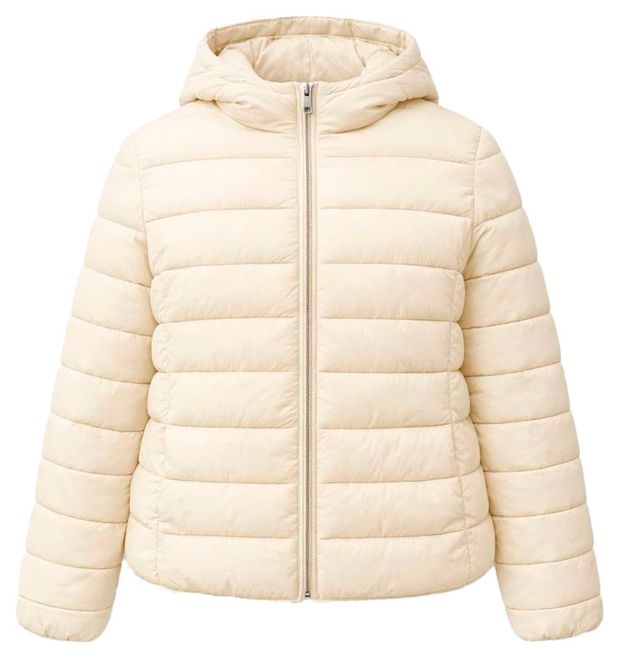 Куртка женская InExtenso с капюшоном белая, р.S-XXL