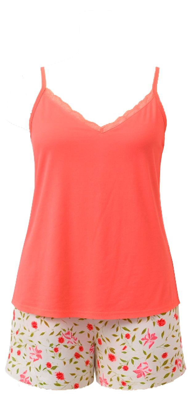 Пижама женская InExtenso с коротким рукавом розовая, р. S-XXL