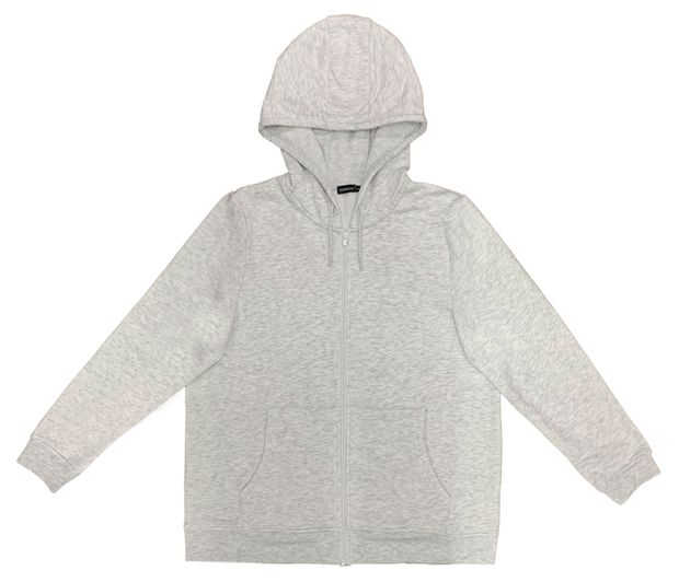 Толстовка женская спортивная InExtenso светло-серая, р.S-3XL