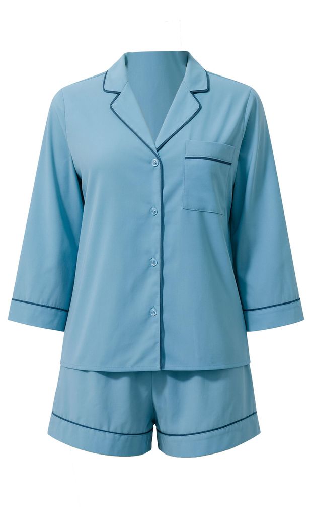 Пижама женская InExtenso с длинным рукавом синяя, р. S-XXL