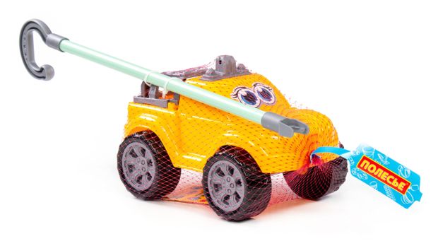 Автомобиль-каталка Полесье боби с ручкой