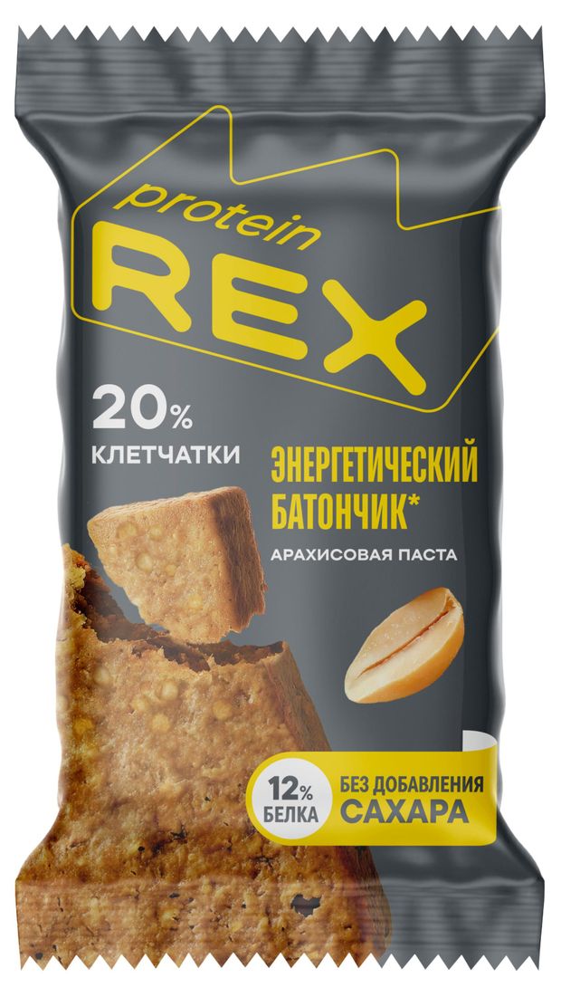 Батончик овсяный ProteinRex с арахисовой пастой и солью, 50 г