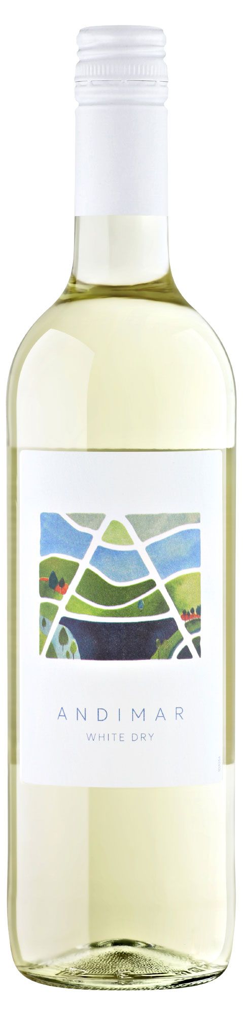 Вино Andimar White Dry Chardonnay белое сухое Чили, 0,75 л
