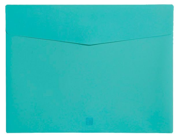 Папка-конверт Comix Morandi на липучке горизонтальная А4 170 мкм, 1 шт в ассортименте