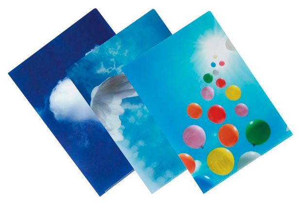 Папка-уголок Comix с рисунком А4 170 мкм, 1 шт в ассортименте