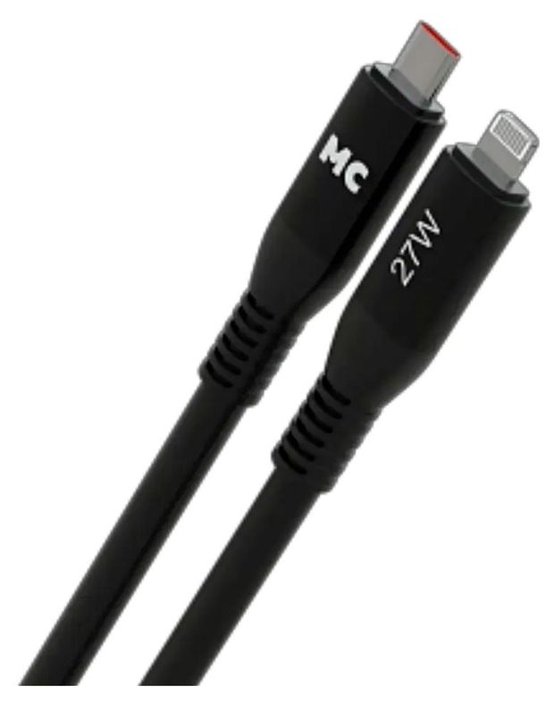 Кабель More Choice K83IA 27W 8PIN-TYPE-C черный 2 м 600₽