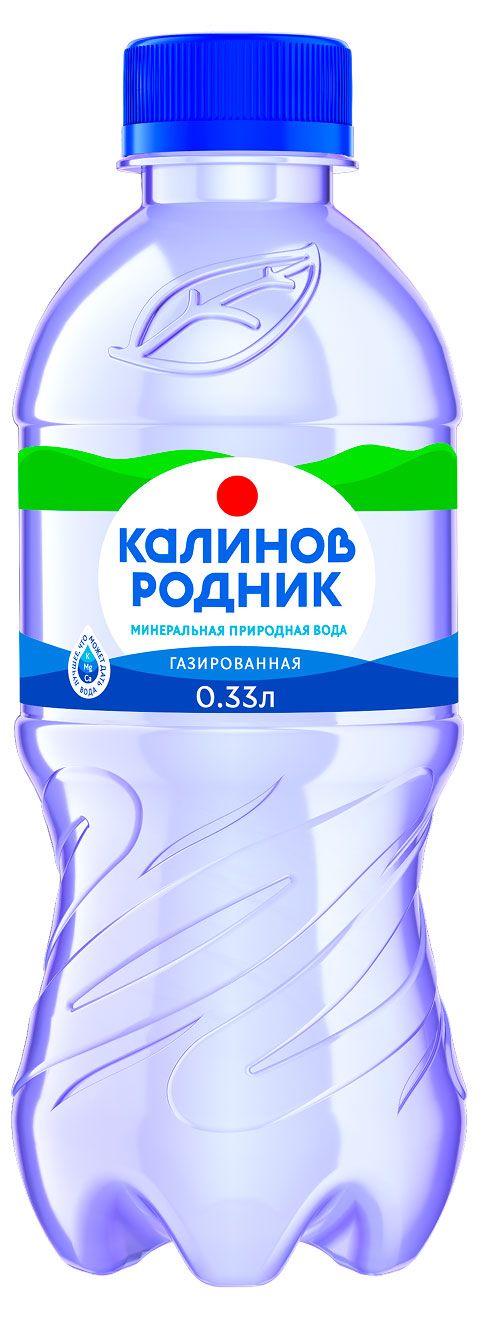 Вода Калинов Родник минеральная газированная, 0,33 л