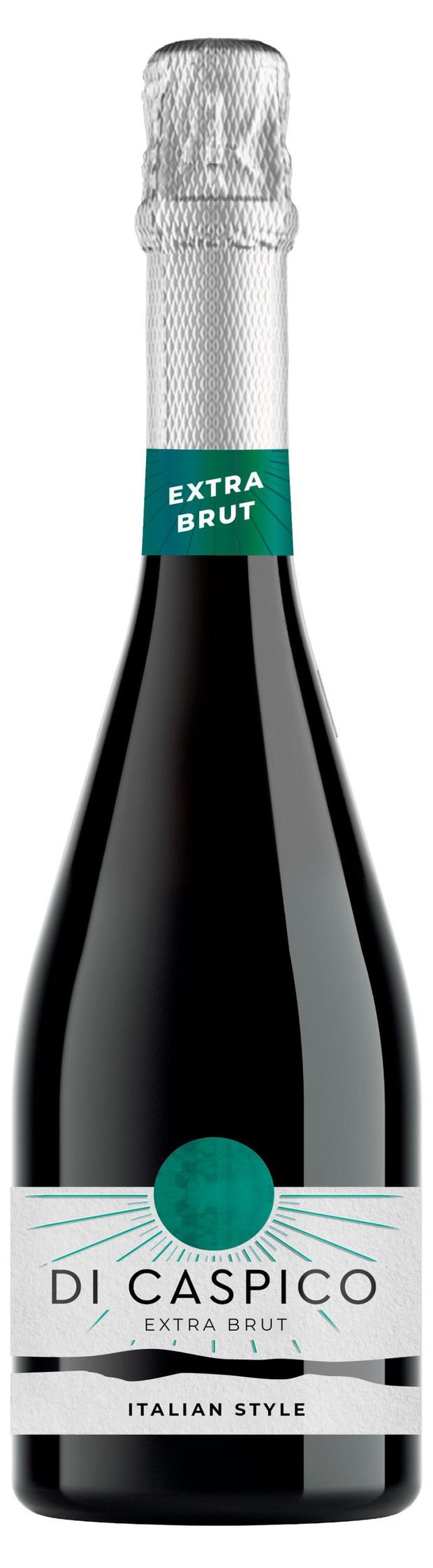 Игристое вино Di Caspico экстра брют белое Россия, 0,75 л