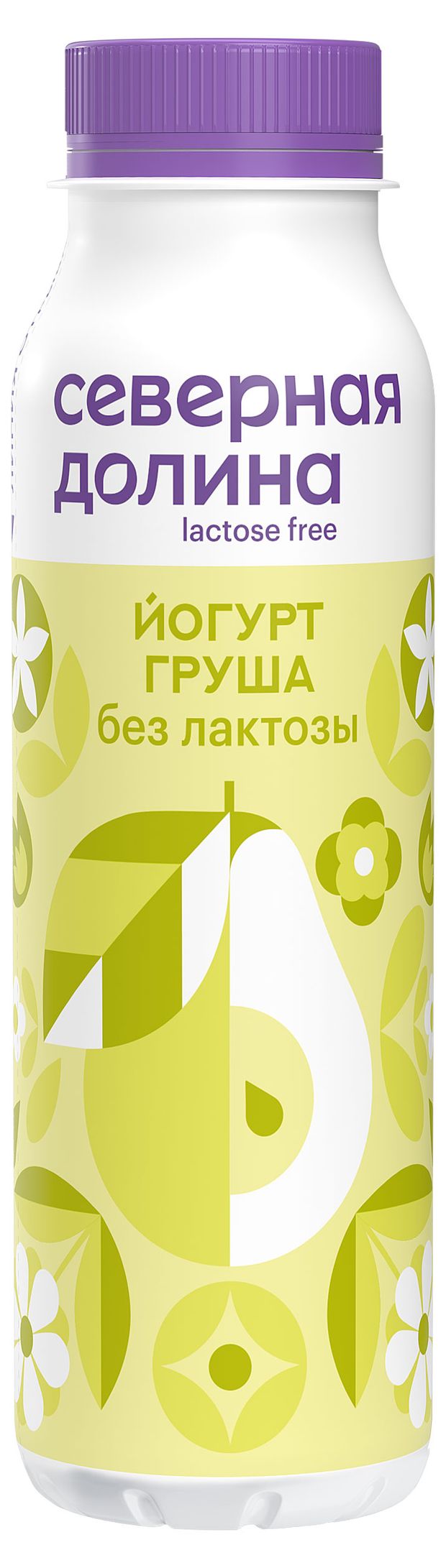 Йогурт Северная долина без лактозы Груша БЗМЖ, 260 г