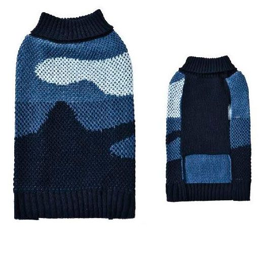 Свитер для собак синий