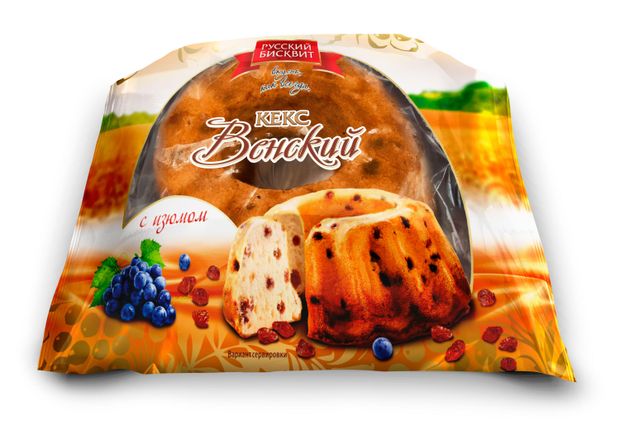 Кекс Русский бисквит Венский с изюмом, 350 г