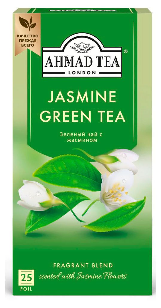 Чай зеленый Ahmad Tea с жасмином 25х2 г 135₽