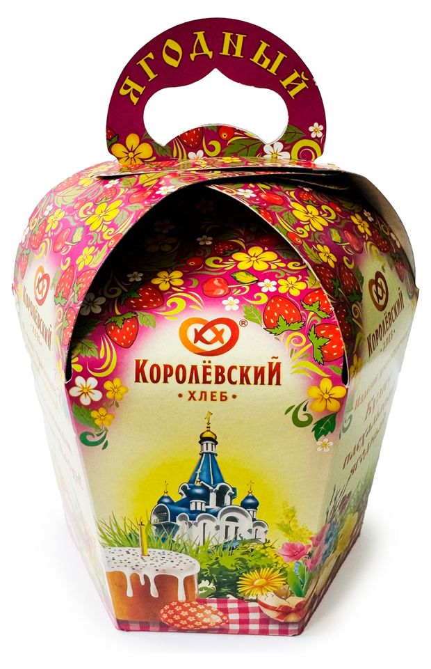 Кулич пасхальный Королёвский хлеб ягодный, 350 г