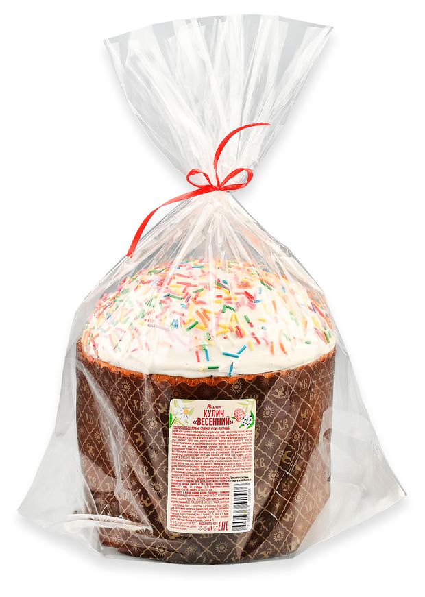 Кулич пасхальный АШАН Красная птица Весенний, 400 г