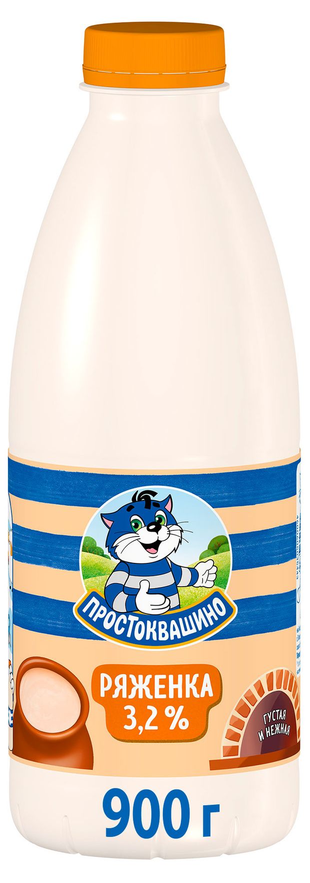 Ряженка Простоквашино 3,2% ГОСТ БЗМЖ, 900 г