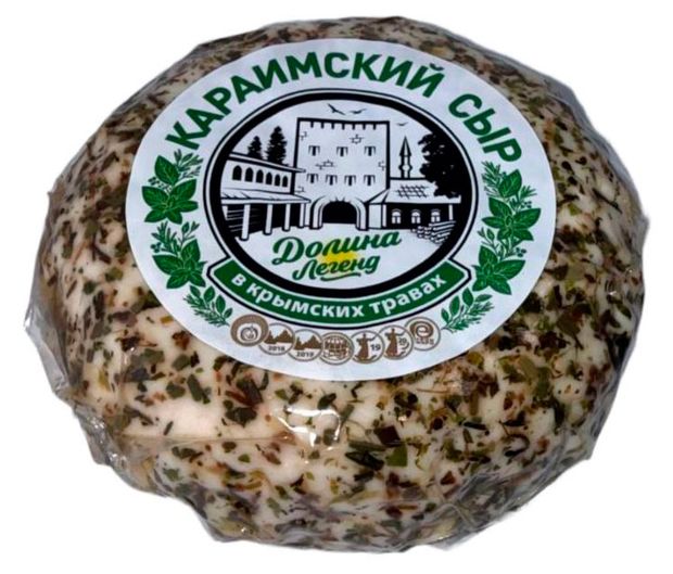 Сыр мягкий Караимский в крымских травах Долина Легенд 50 БЗМЖ 300 г 300₽