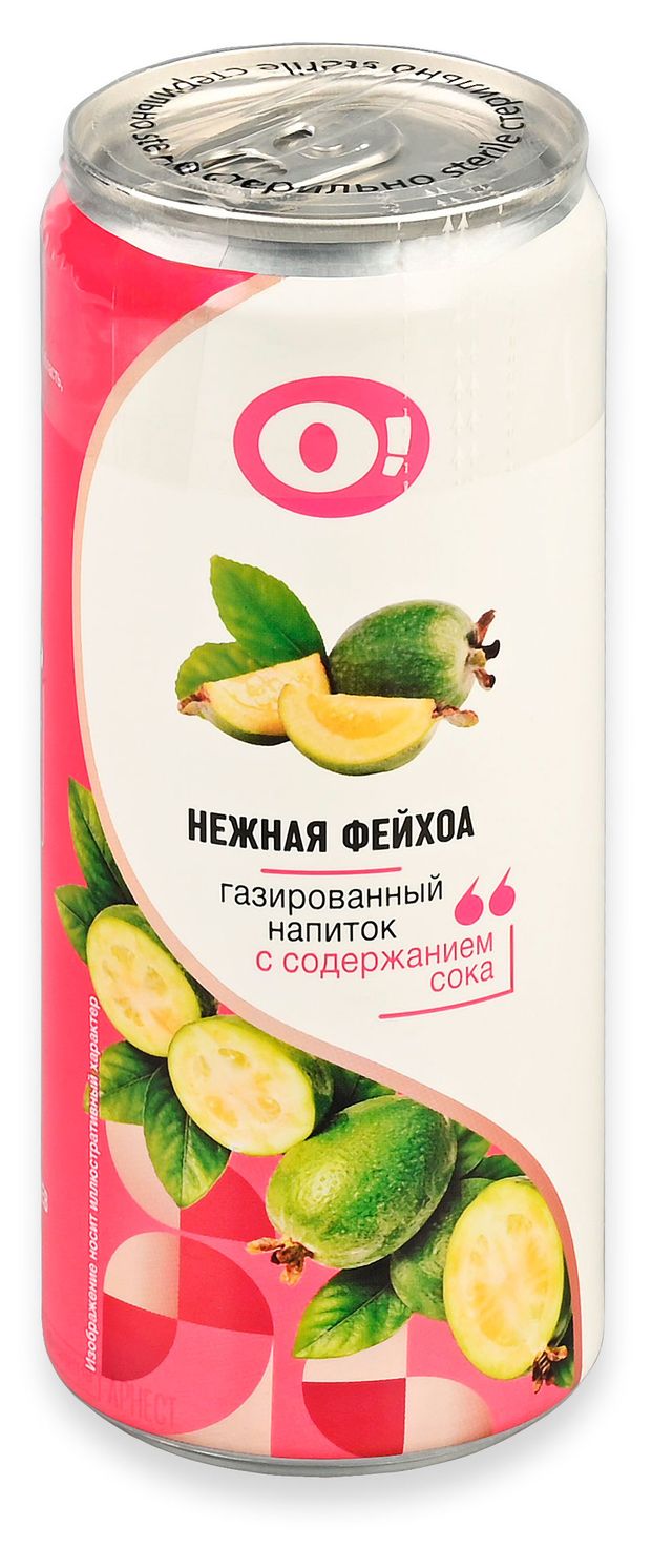 Напиток газированный О! Нежная фейхоа, 330 мл