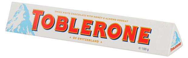 Шоколад белый Toblerone с медово-миндальной нугой Швейцария, 100 г