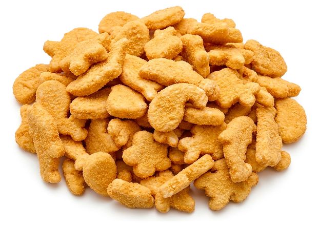 Наггетсы рыбные фигурки в панировке замороженные, вес