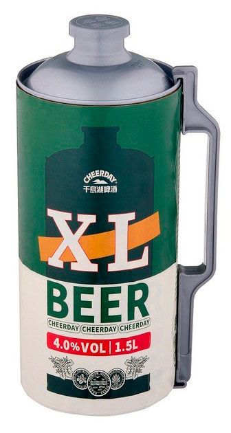 Пиво светлое Cheerday XL фильтрованное Китай, 1,5 л