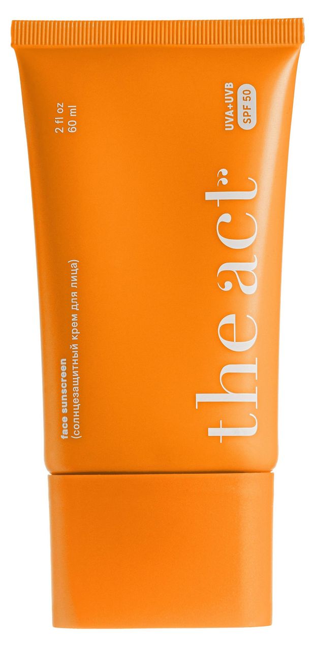 Крем для лица солнцезащитный The Act SPF50, 60 мл