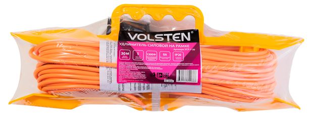 Удлинитель силовой Volsten на рамке 30 м 1600₽