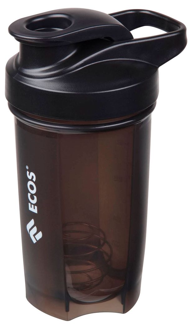 Шейкер ECOS коричневый, 500 мл
