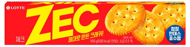 Крекер Lotte Zec со вкусом сыра Корея 100 г 215₽