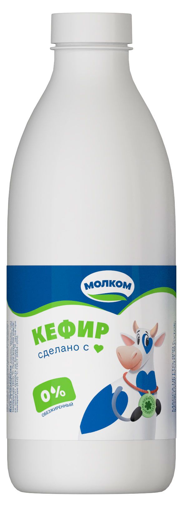 Кефир Молком обезжиренный БЗМЖ, 900 г