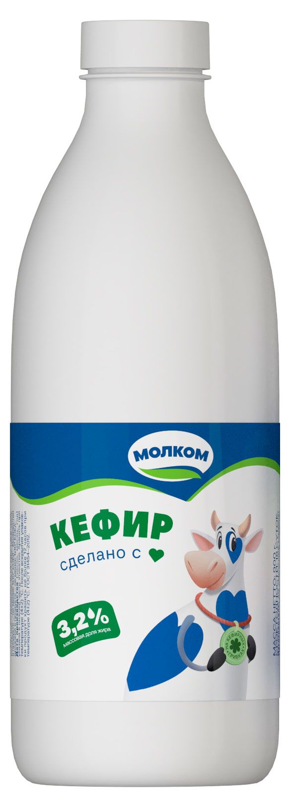 Кефир Молком 3,2% БЗМЖ, 900 г
