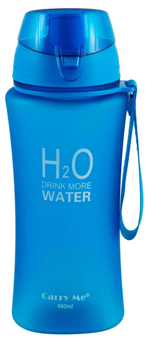 Бутылка для воды спортивная ECOS голубая, 480 мл