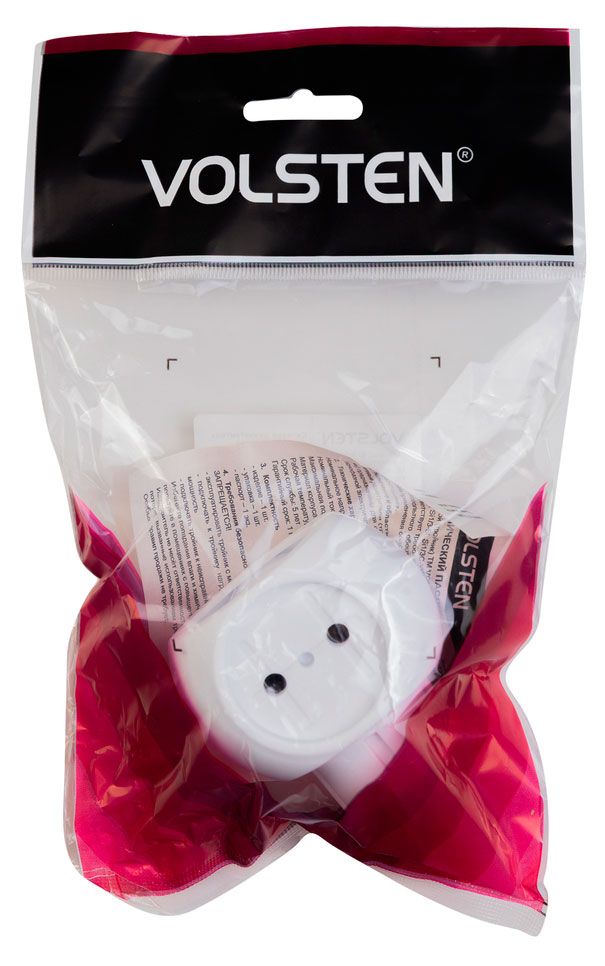 Тройник электрически Volsten шар белый, 1 шт