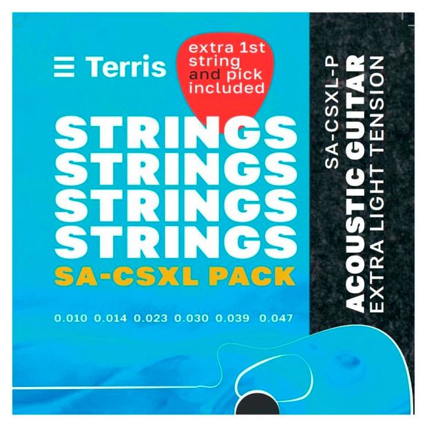 Струны для акустической гитары Terris SA-CSXLPACK