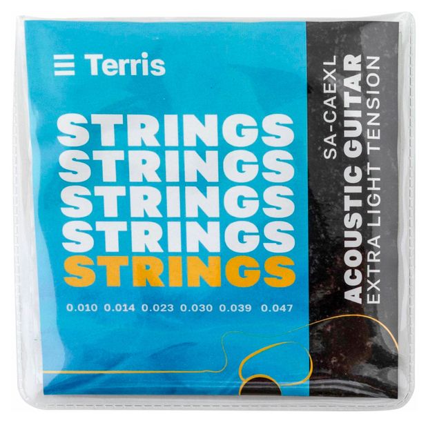 Струны для акустической гитары Terris SA-CAE XL