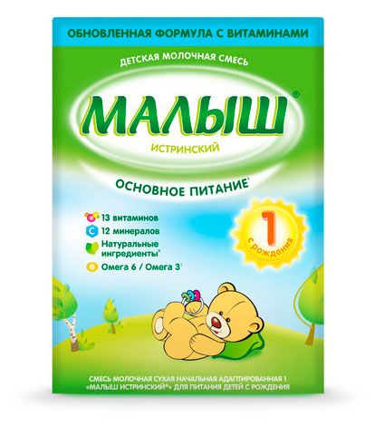 Смесь сухая молочная Малыш Истринский 1 с рождения БЗМЖ, 350 г